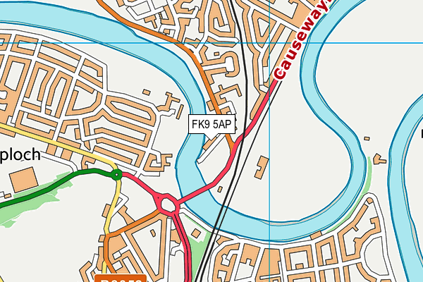 FK9 5AP map - OS VectorMap District (Ordnance Survey) FK9 5AP map - OS VectorMap District (Ordnance Survey)