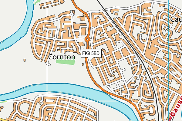 FK9 5BD map - OS VectorMap District (Ordnance Survey) FK9 5BD map - OS VectorMap District (Ordnance Survey)
