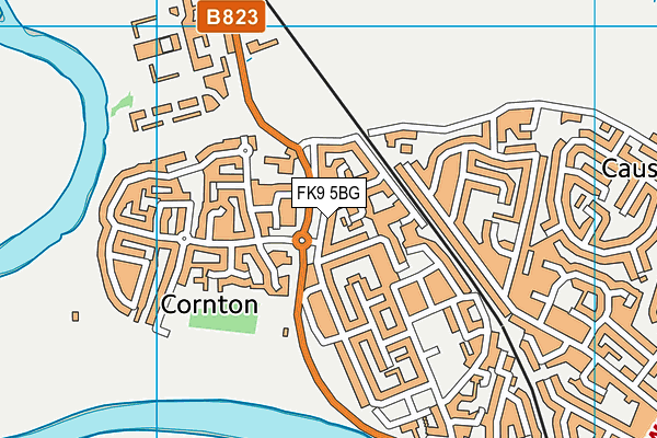 FK9 5BG map - OS VectorMap District (Ordnance Survey) FK9 5BG map - OS VectorMap District (Ordnance Survey)