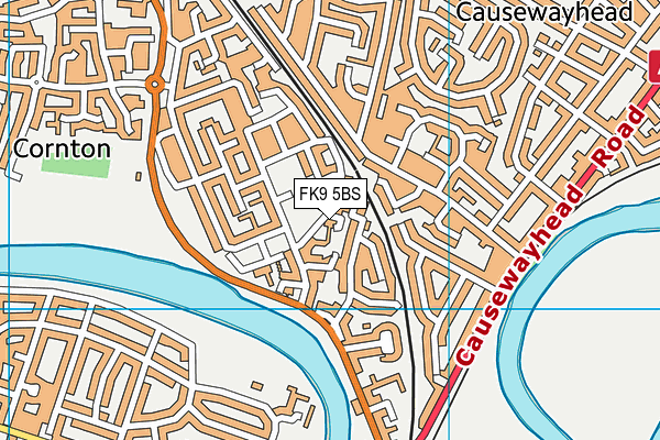 FK9 5BS map - OS VectorMap District (Ordnance Survey) FK9 5BS map - OS VectorMap District (Ordnance Survey)