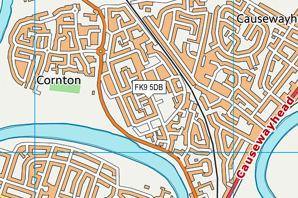 FK9 5DB map - OS VectorMap District (Ordnance Survey) FK9 5DB map - OS VectorMap District (Ordnance Survey)
