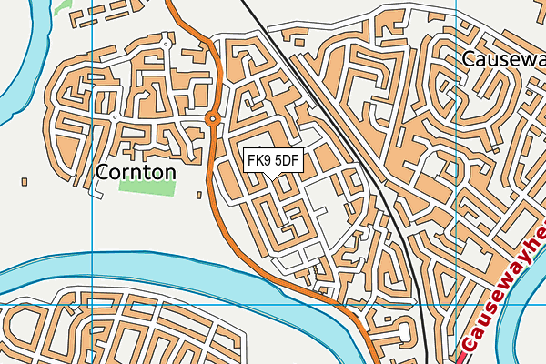 FK9 5DF map - OS VectorMap District (Ordnance Survey) FK9 5DF map - OS VectorMap District (Ordnance Survey)