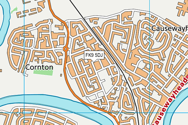 FK9 5DJ map - OS VectorMap District (Ordnance Survey) FK9 5DJ map - OS VectorMap District (Ordnance Survey)