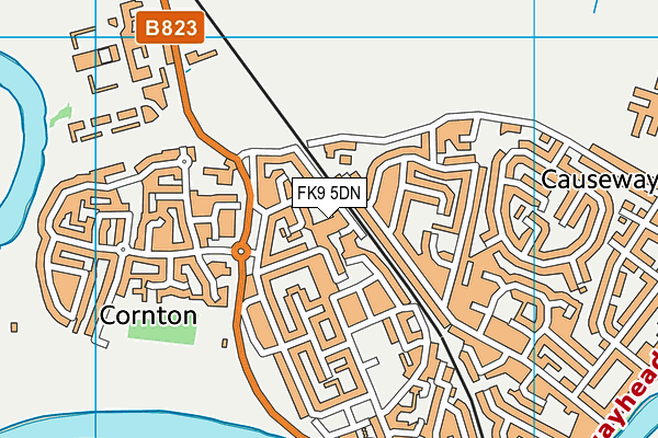 FK9 5DN map - OS VectorMap District (Ordnance Survey) FK9 5DN map - OS VectorMap District (Ordnance Survey)