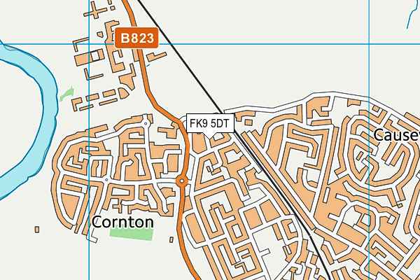 FK9 5DT map - OS VectorMap District (Ordnance Survey) FK9 5DT map - OS VectorMap District (Ordnance Survey)
