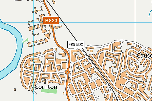 FK9 5DX map - OS VectorMap District (Ordnance Survey) FK9 5DX map - OS VectorMap District (Ordnance Survey)