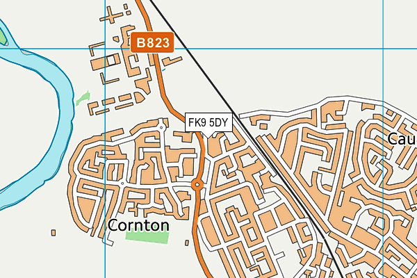 FK9 5DY map - OS VectorMap District (Ordnance Survey) FK9 5DY map - OS VectorMap District (Ordnance Survey)