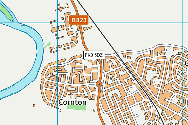 FK9 5DZ map - OS VectorMap District (Ordnance Survey) FK9 5DZ map - OS VectorMap District (Ordnance Survey)