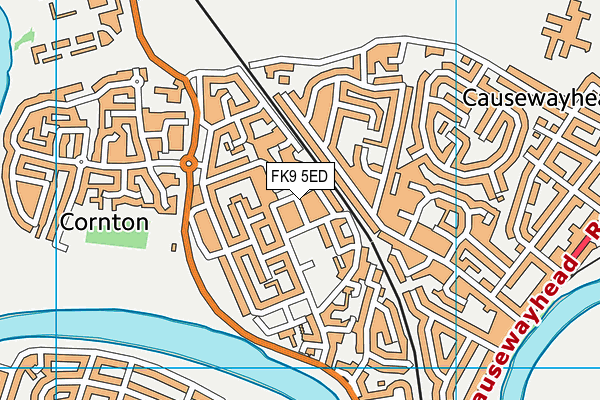 FK9 5ED map - OS VectorMap District (Ordnance Survey) FK9 5ED map - OS VectorMap District (Ordnance Survey)