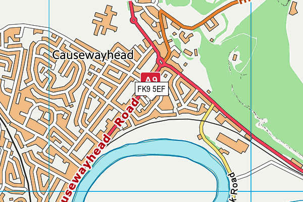 FK9 5EF map - OS VectorMap District (Ordnance Survey) FK9 5EF map - OS VectorMap District (Ordnance Survey)