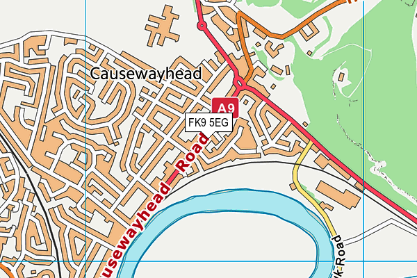 FK9 5EG map - OS VectorMap District (Ordnance Survey) FK9 5EG map - OS VectorMap District (Ordnance Survey)