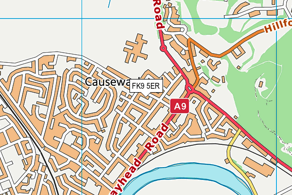 FK9 5ER map - OS VectorMap District (Ordnance Survey) FK9 5ER map - OS VectorMap District (Ordnance Survey)