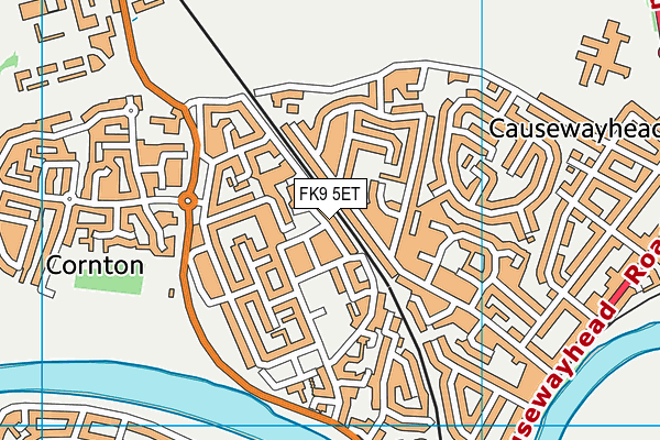 FK9 5ET map - OS VectorMap District (Ordnance Survey) FK9 5ET map - OS VectorMap District (Ordnance Survey)