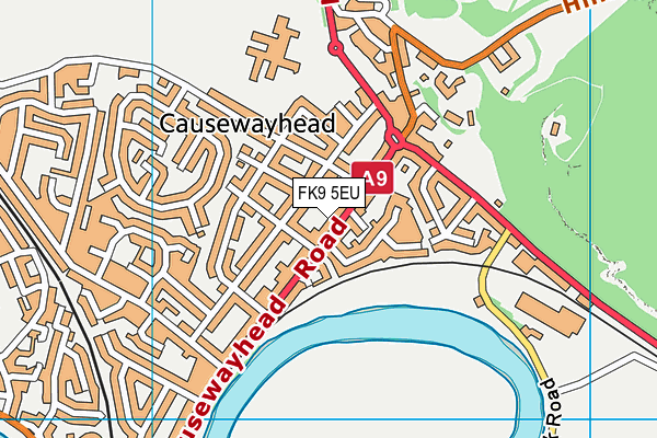FK9 5EU map - OS VectorMap District (Ordnance Survey) FK9 5EU map - OS VectorMap District (Ordnance Survey)