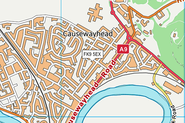 FK9 5EX map - OS VectorMap District (Ordnance Survey) FK9 5EX map - OS VectorMap District (Ordnance Survey)