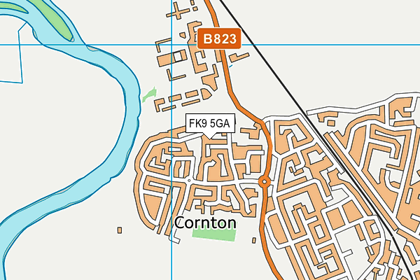 FK9 5GA map - OS VectorMap District (Ordnance Survey) FK9 5GA map - OS VectorMap District (Ordnance Survey)
