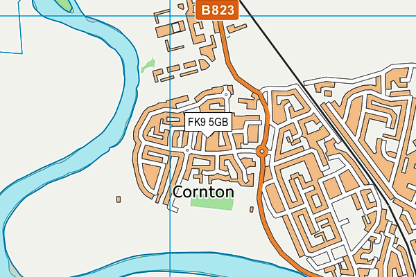 FK9 5GB map - OS VectorMap District (Ordnance Survey) FK9 5GB map - OS VectorMap District (Ordnance Survey)