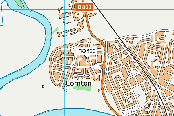 FK9 5GD map - OS VectorMap District (Ordnance Survey) FK9 5GD map - OS VectorMap District (Ordnance Survey)