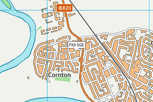 FK9 5GE map - OS VectorMap District (Ordnance Survey) FK9 5GE map - OS VectorMap District (Ordnance Survey)