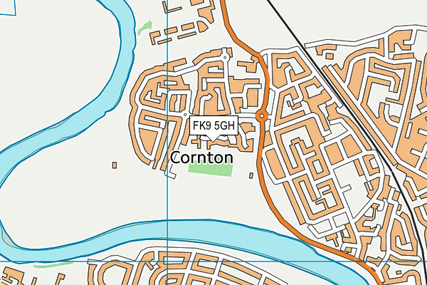 FK9 5GH map - OS VectorMap District (Ordnance Survey) FK9 5GH map - OS VectorMap District (Ordnance Survey)