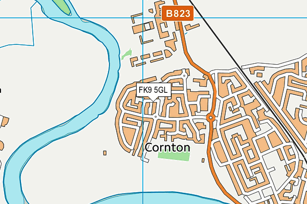 FK9 5GL map - OS VectorMap District (Ordnance Survey) FK9 5GL map - OS VectorMap District (Ordnance Survey)
