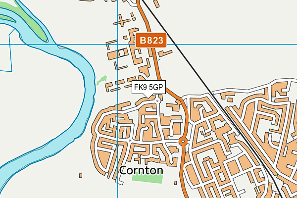 FK9 5GP map - OS VectorMap District (Ordnance Survey) FK9 5GP map - OS VectorMap District (Ordnance Survey)