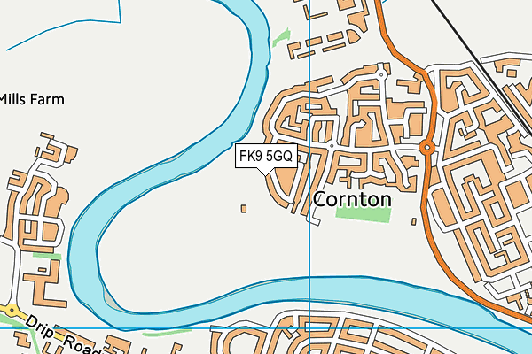 FK9 5GQ map - OS VectorMap District (Ordnance Survey) FK9 5GQ map - OS VectorMap District (Ordnance Survey)