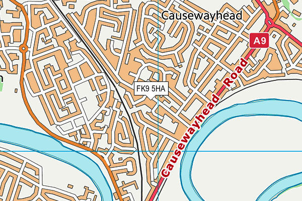 FK9 5HA map - OS VectorMap District (Ordnance Survey) FK9 5HA map - OS VectorMap District (Ordnance Survey)