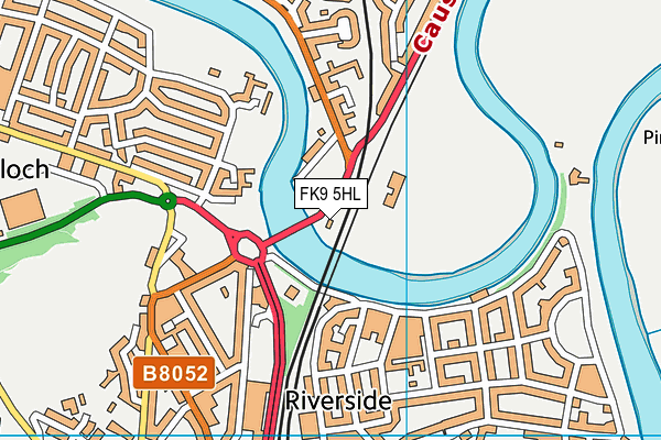FK9 5HL map - OS VectorMap District (Ordnance Survey) FK9 5HL map - OS VectorMap District (Ordnance Survey)