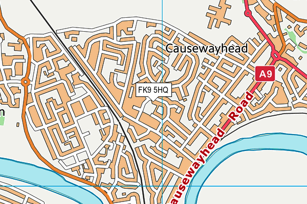 FK9 5HQ map - OS VectorMap District (Ordnance Survey) FK9 5HQ map - OS VectorMap District (Ordnance Survey)