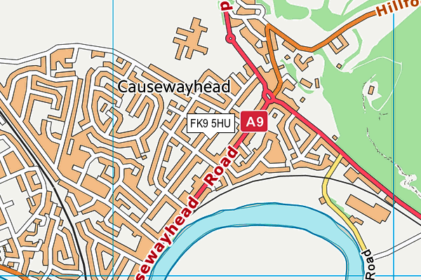 FK9 5HU map - OS VectorMap District (Ordnance Survey) FK9 5HU map - OS VectorMap District (Ordnance Survey)