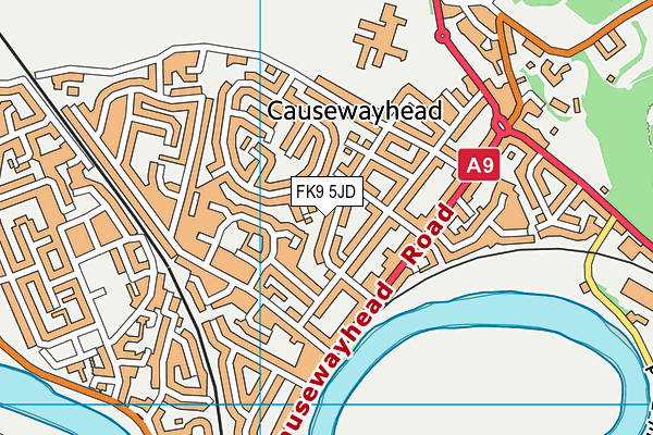 FK9 5JD map - OS VectorMap District (Ordnance Survey) FK9 5JD map - OS VectorMap District (Ordnance Survey)