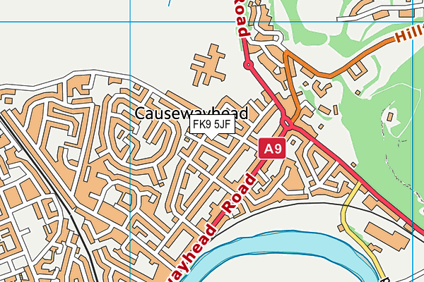 FK9 5JF map - OS VectorMap District (Ordnance Survey) FK9 5JF map - OS VectorMap District (Ordnance Survey)