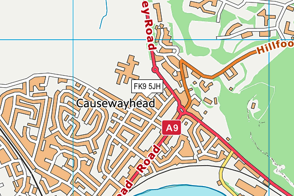FK9 5JH map - OS VectorMap District (Ordnance Survey) FK9 5JH map - OS VectorMap District (Ordnance Survey)
