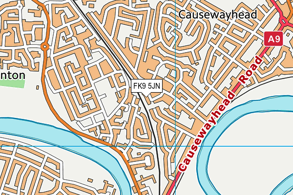 FK9 5JN map - OS VectorMap District (Ordnance Survey) FK9 5JN map - OS VectorMap District (Ordnance Survey)