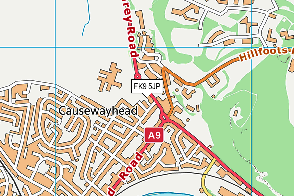 FK9 5JP map - OS VectorMap District (Ordnance Survey) FK9 5JP map - OS VectorMap District (Ordnance Survey)