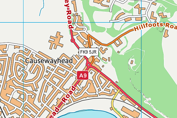 FK9 5JR map - OS VectorMap District (Ordnance Survey) FK9 5JR map - OS VectorMap District (Ordnance Survey)