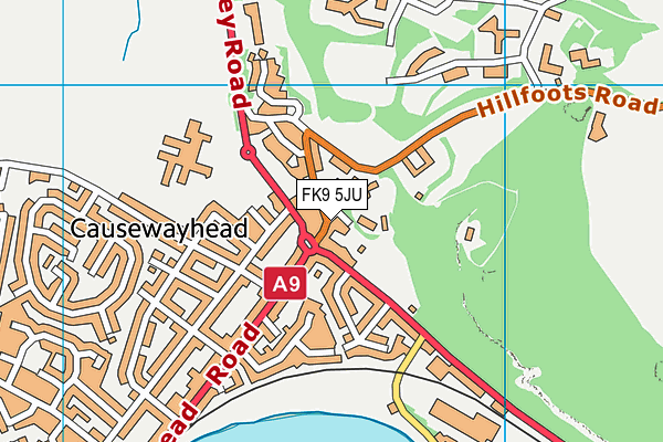 FK9 5JU map - OS VectorMap District (Ordnance Survey) FK9 5JU map - OS VectorMap District (Ordnance Survey)