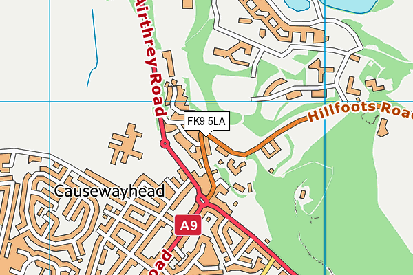FK9 5LA map - OS VectorMap District (Ordnance Survey) FK9 5LA map - OS VectorMap District (Ordnance Survey)