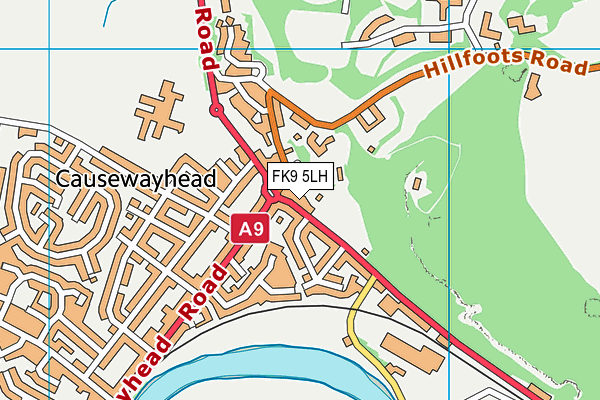 FK9 5LH map - OS VectorMap District (Ordnance Survey) FK9 5LH map - OS VectorMap District (Ordnance Survey)