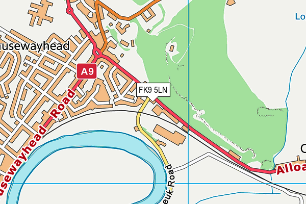 FK9 5LN map - OS VectorMap District (Ordnance Survey) FK9 5LN map - OS VectorMap District (Ordnance Survey)