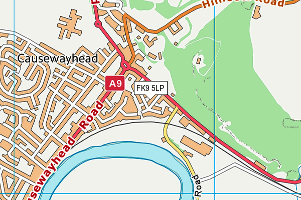 FK9 5LP map - OS VectorMap District (Ordnance Survey) FK9 5LP map - OS VectorMap District (Ordnance Survey)