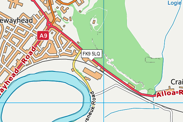 FK9 5LQ map - OS VectorMap District (Ordnance Survey) FK9 5LQ map - OS VectorMap District (Ordnance Survey)