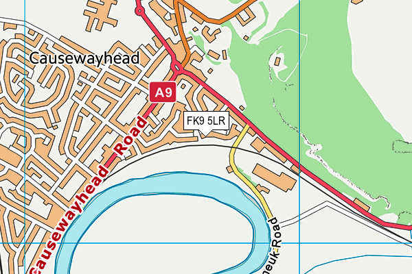 FK9 5LR map - OS VectorMap District (Ordnance Survey) FK9 5LR map - OS VectorMap District (Ordnance Survey)
