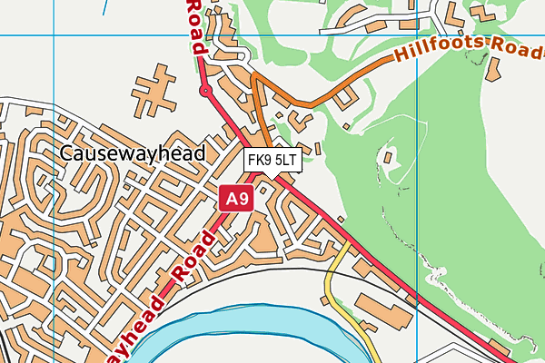 FK9 5LT map - OS VectorMap District (Ordnance Survey) FK9 5LT map - OS VectorMap District (Ordnance Survey)