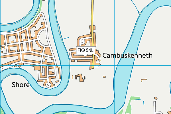 FK9 5NL map - OS VectorMap District (Ordnance Survey) FK9 5NL map - OS VectorMap District (Ordnance Survey)