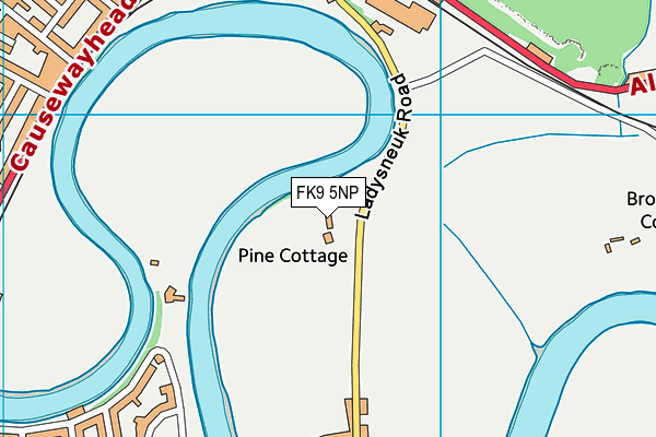 FK9 5NP map - OS VectorMap District (Ordnance Survey) FK9 5NP map - OS VectorMap District (Ordnance Survey)