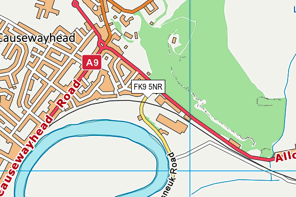FK9 5NR map - OS VectorMap District (Ordnance Survey) FK9 5NR map - OS VectorMap District (Ordnance Survey)