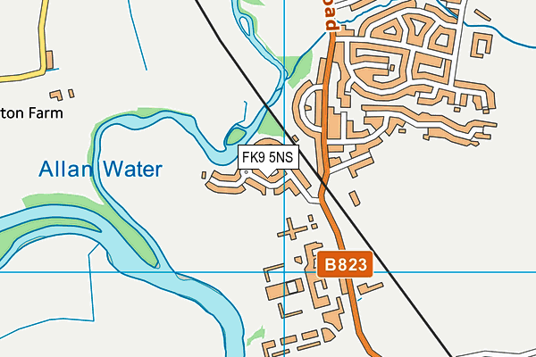 FK9 5NS map - OS VectorMap District (Ordnance Survey) FK9 5NS map - OS VectorMap District (Ordnance Survey)