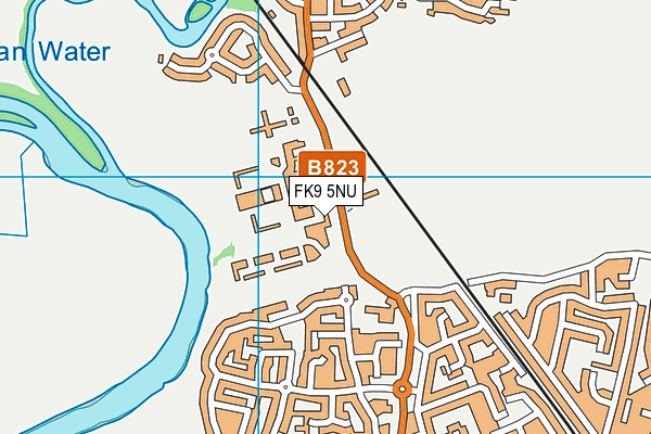 FK9 5NU map - OS VectorMap District (Ordnance Survey) FK9 5NU map - OS VectorMap District (Ordnance Survey)